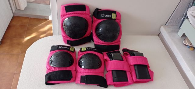 Patines,protecciones y bolsa