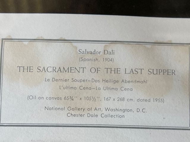Ultima cena Salvador Dali