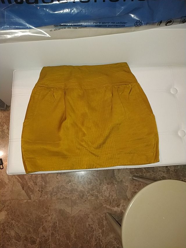 falda  de vestir con bolsillos