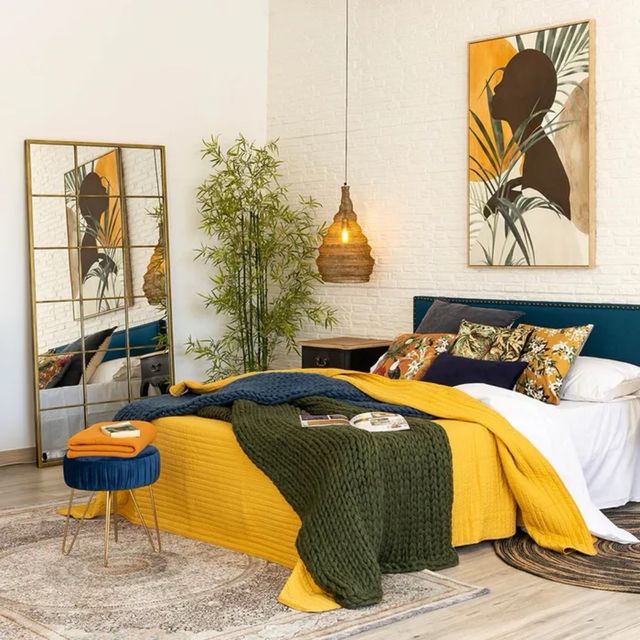 Espejo Ventana de Metal Dorado - NOE- 180 x 90cm