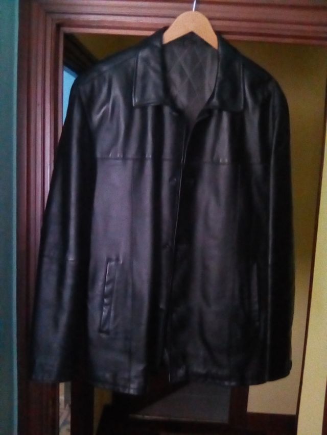 Chaqueta caballero de cuero