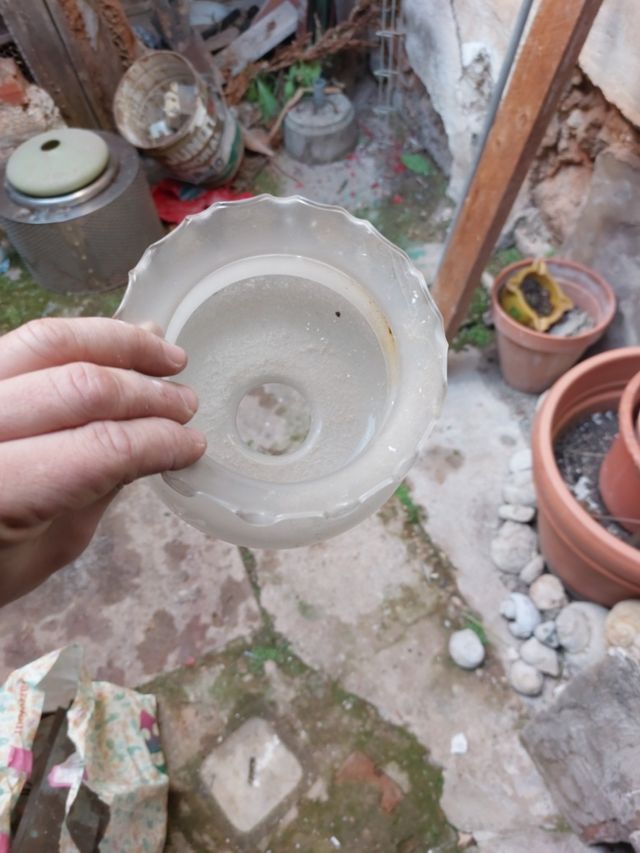 tulipa vintage lámpara años 80