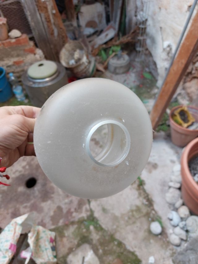 tulipa vintage lámpara años 80