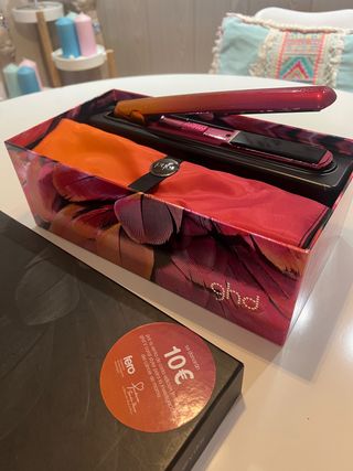 Plancha GHD V CORAL rosa y naranja. de segunda mano por 50 EUR en Madrid en  WALLAPOP