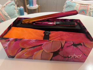 Plancha GHD V CORAL rosa y naranja. de segunda mano por 50 EUR en Madrid en  WALLAPOP