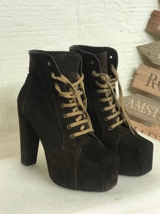 BOTIN SEADIDE PIEL MARRÓN T. 38