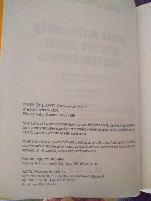 Curso de educación afectivo-sexual para educador@s