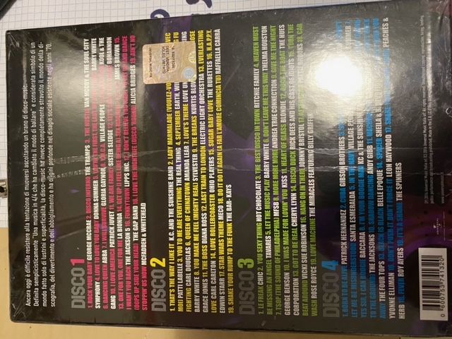 4 cd + 1 libro disco anni 70
