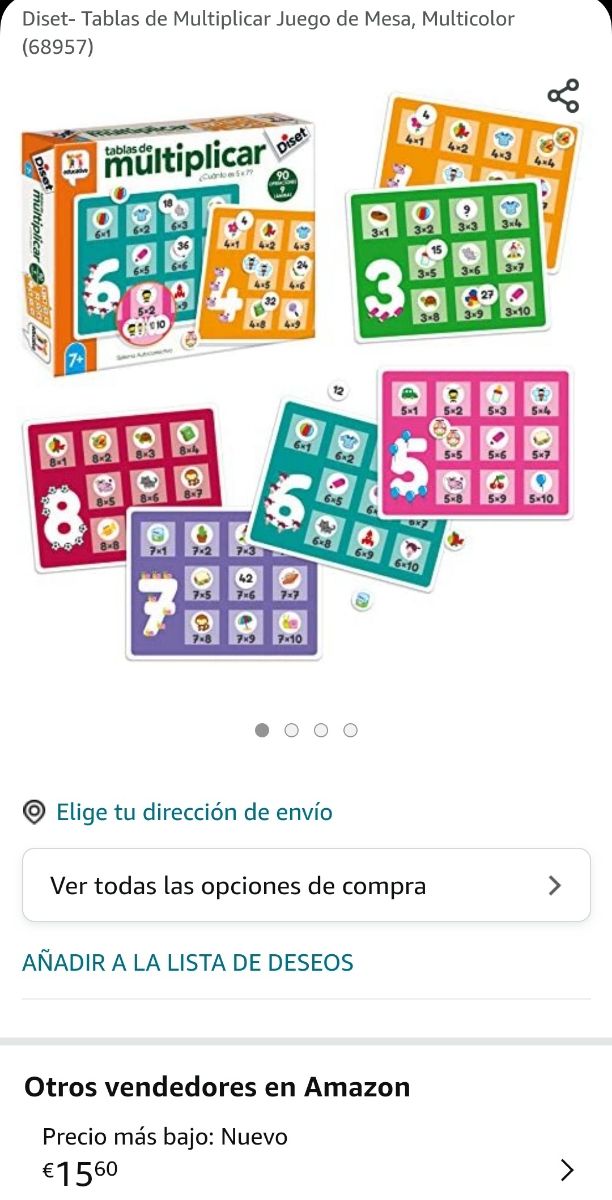 Juego educativo: tablas de multiplicar