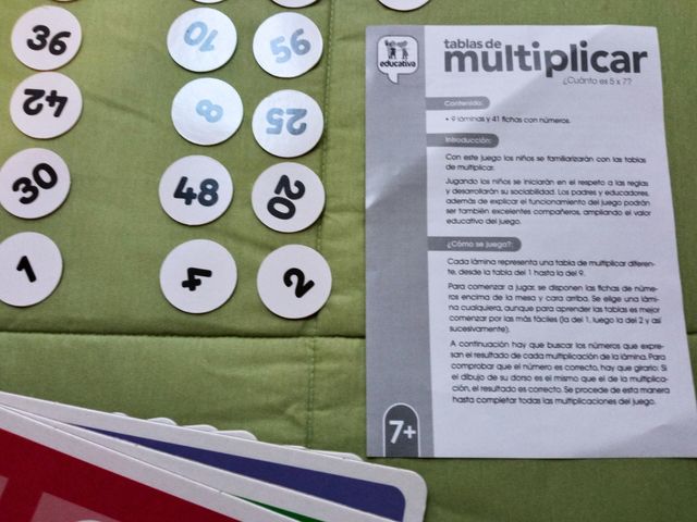 Juego educativo: tablas de multiplicar