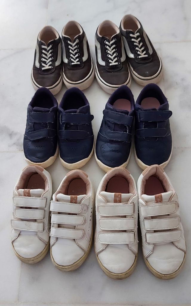 Tenis de niña talla 27 y 29