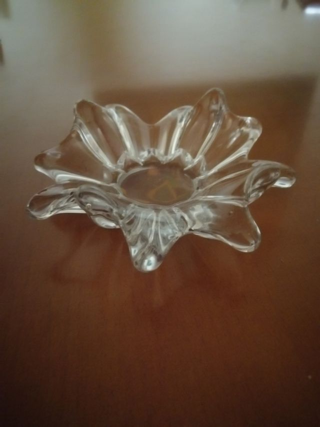 Porta velas cristal murano