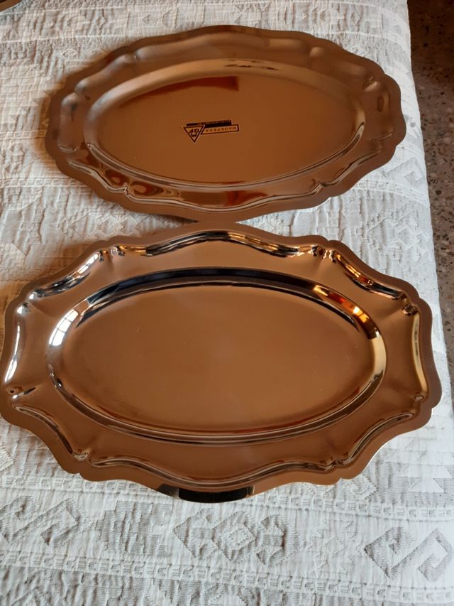 JUEGO BANDEJAS ACERO INOXIDABLE