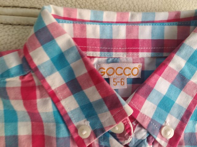 Camicia a quadri taglia 5-6 marca Gocco.