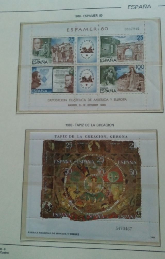 Colección sellos muy cuidada. 1962-1992,