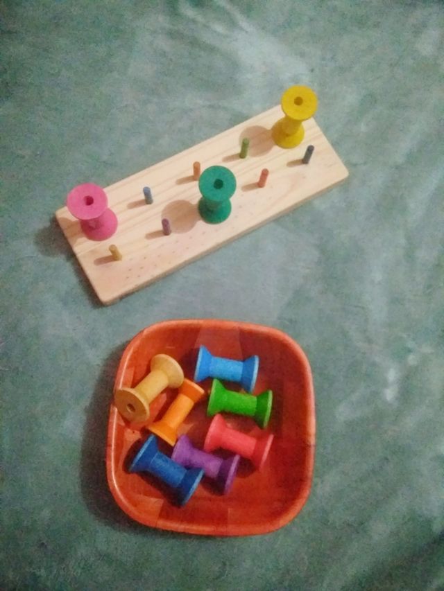 Insertar bobinas de colores