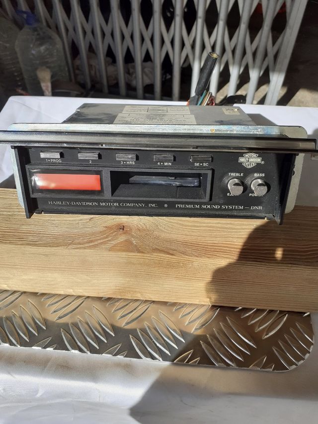 radio  casete harley