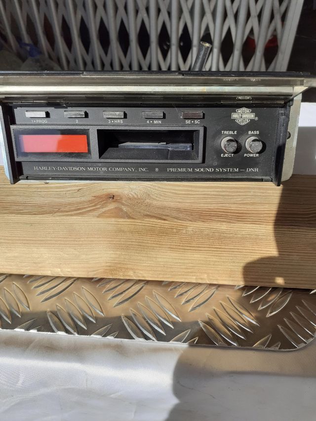 radio  casete harley