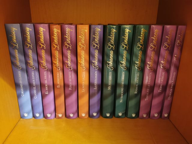 varios títulos de johanna lindsey