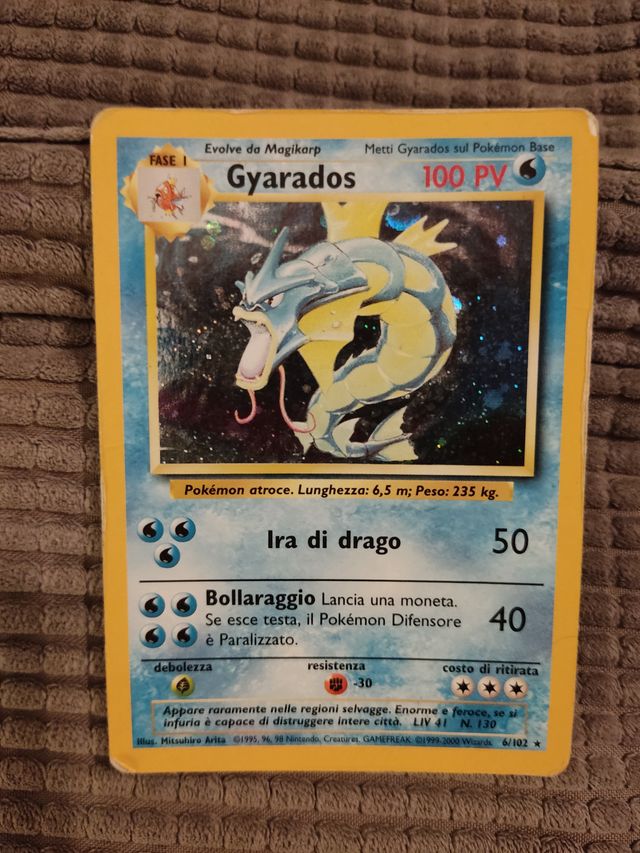 1x Gyarados pokemon FOIL