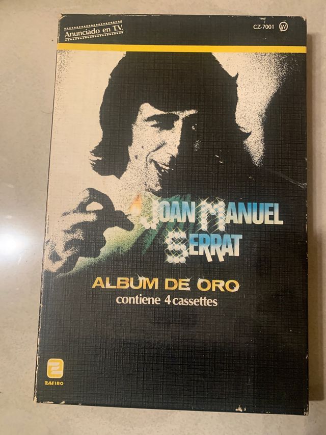 4 casetes de Joan Manuel Serrat