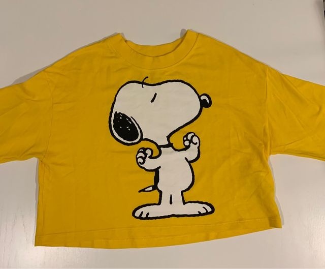 Sudadera corta snoopy