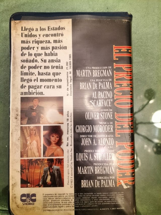 el precio del poder vhs