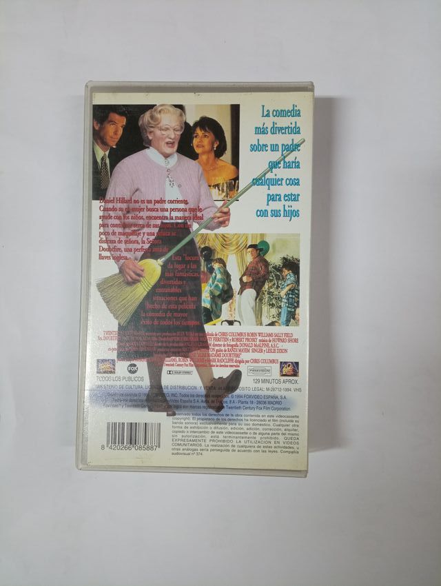 VHS Señora Doubtfire