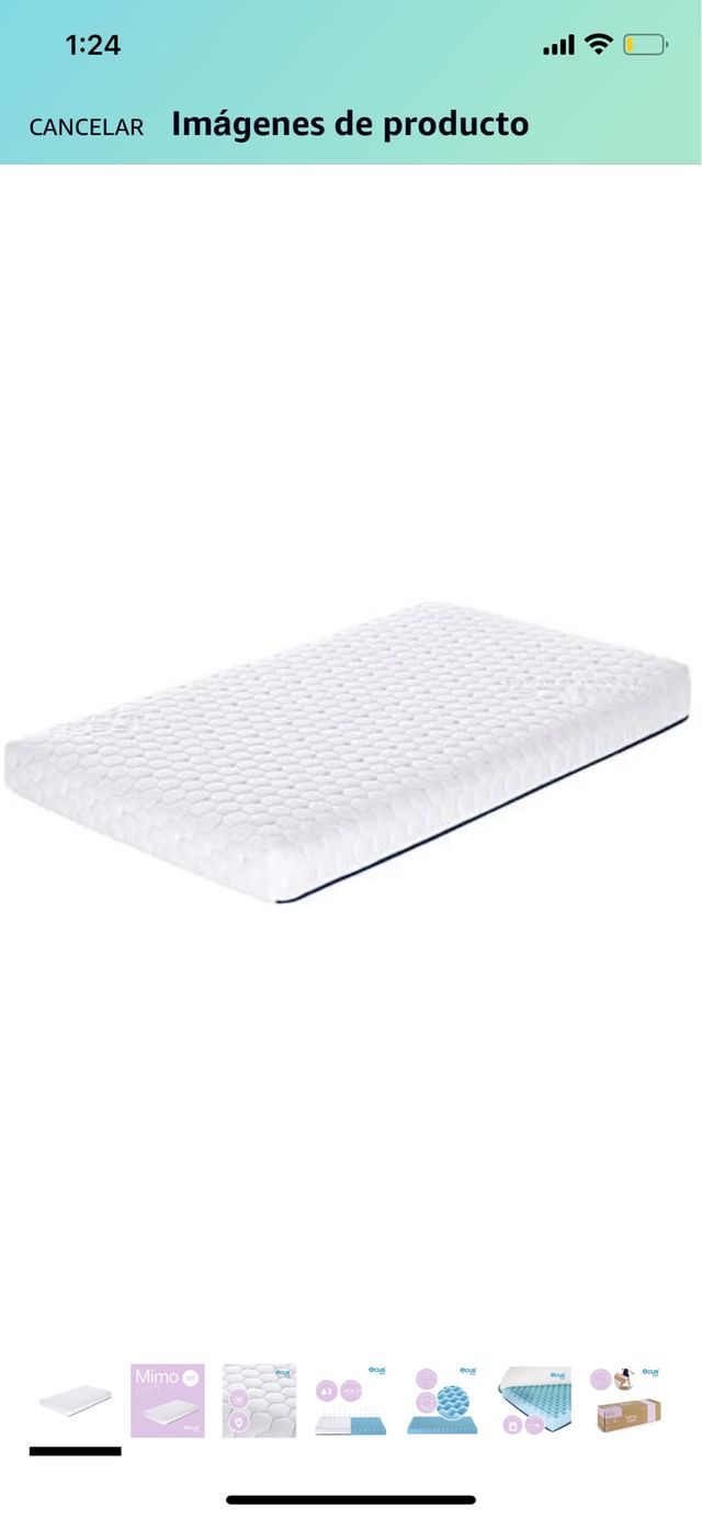 2 colchones minicuna Ekus KIDS