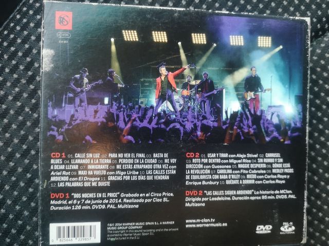 M Clan Dos noches en el price 2CD +2 DVD