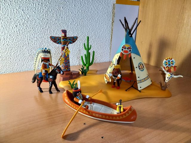 Campamento indio Playmobil
