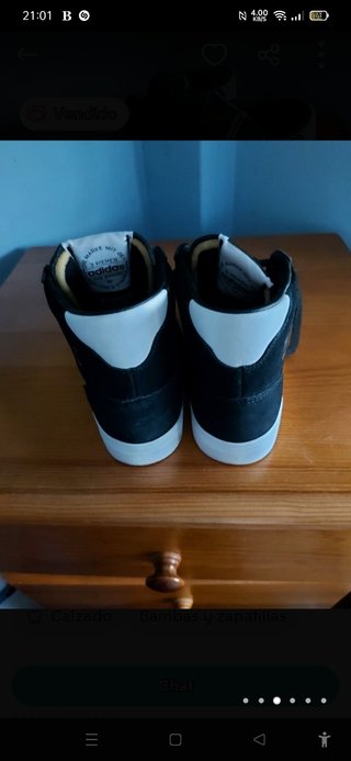 Botines ADIDAS básquet profi de segunda mano por 30 EUR en A Pallota en  WALLAPOP