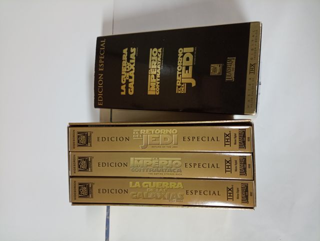 VHS triologia Star wars