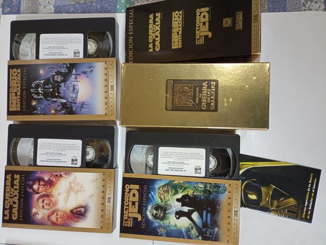 VHS triologia Star wars