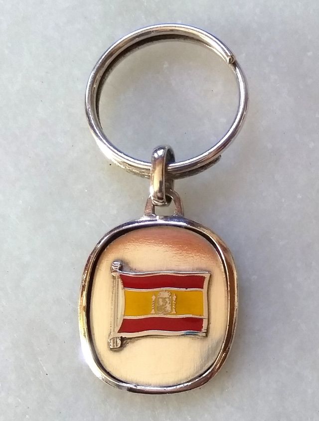 COLECCIONISMO. LLAVERO BANDERA DE ESPAÑA.🇪🇸