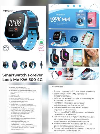 Smartwatch reloj inteligente niños GPS, WIFI.. de segunda mano por 80 EUR  en Culleredo en WALLAPOP
