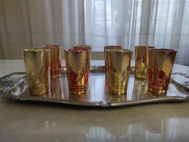 Juego de vasos de té árabe