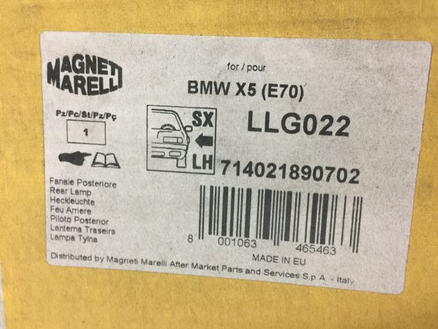 Luz Trasera izquierda BMW X5 E70