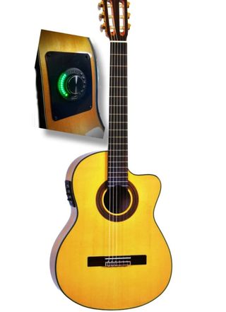 Guitarra flamenca Modesto Malla F-5\\/D Amplificada de segunda mano por 399  EUR en Rubí en WALLAPOP