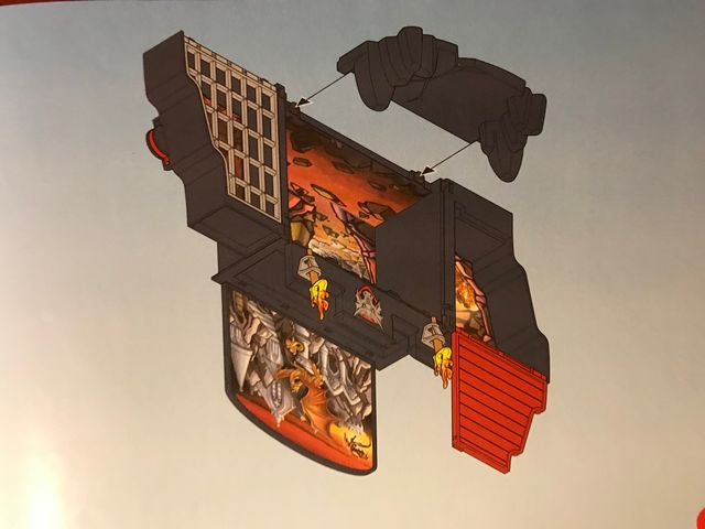 Caja con dragón y caballero de Playmobil