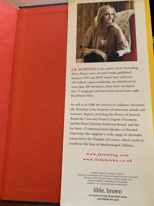 Libro The Casual Vacancy de J. K. Rowling