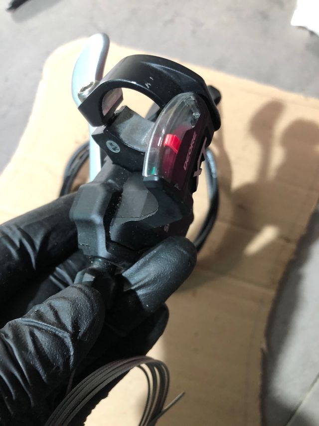 Mando shimano xt para 2 platos