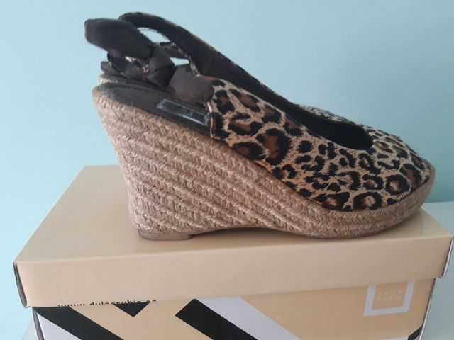 sandalias animal print