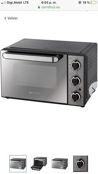 Horno eléctrico de segunda mano por 55 EUR en San Juan de Aznalfarache en  WALLAPOP