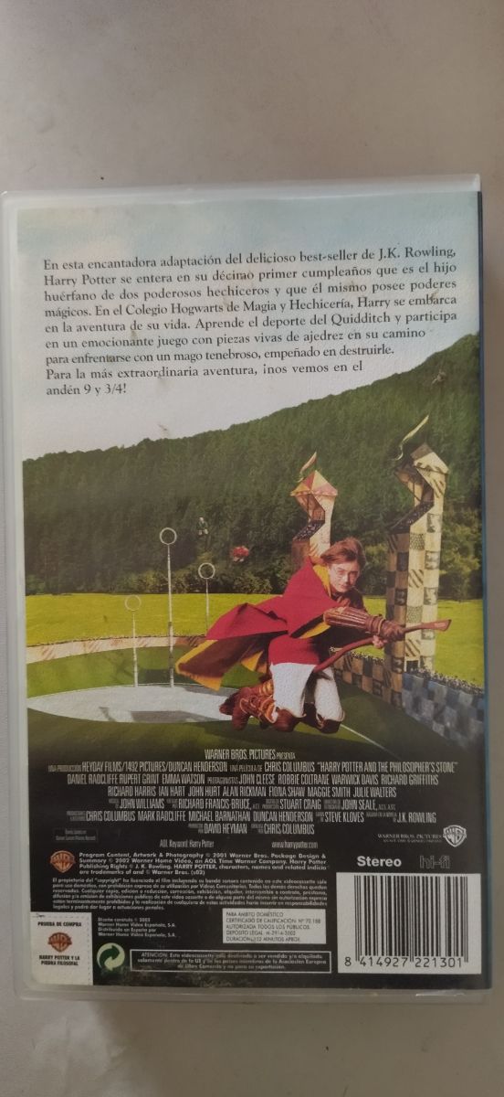 VHS Harry Potter y la Piedra Filosofal