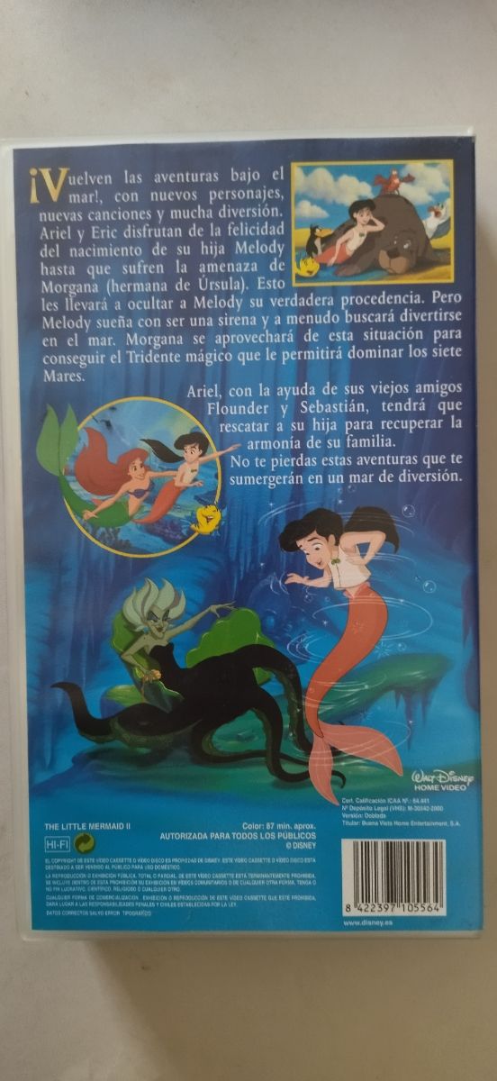 VHS La Sirenita 2, Regreso al Mar