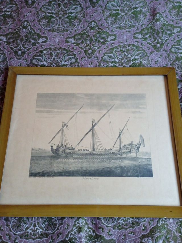 Cuadro Galease a la rame