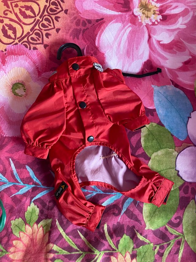 Chubasquero perrito pequeño