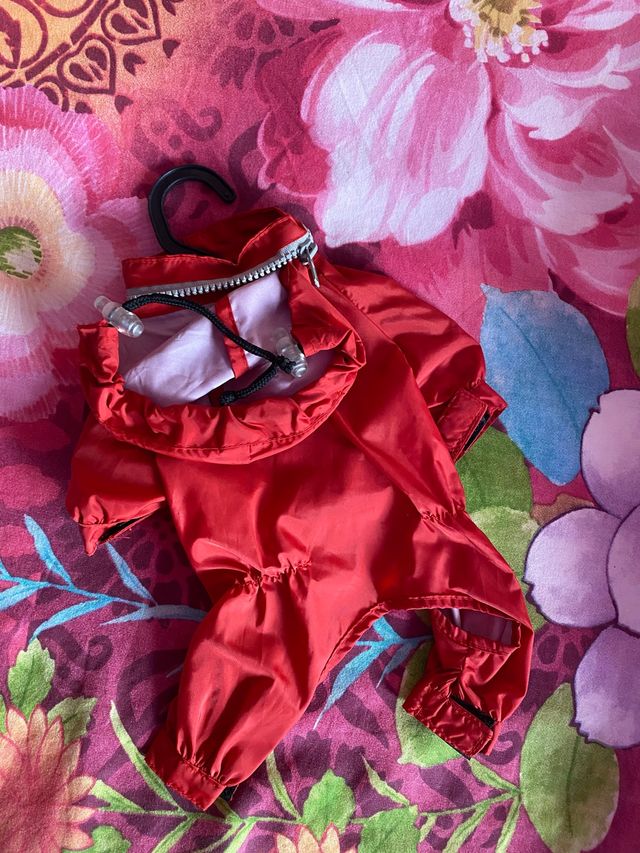 Chubasquero perrito pequeño