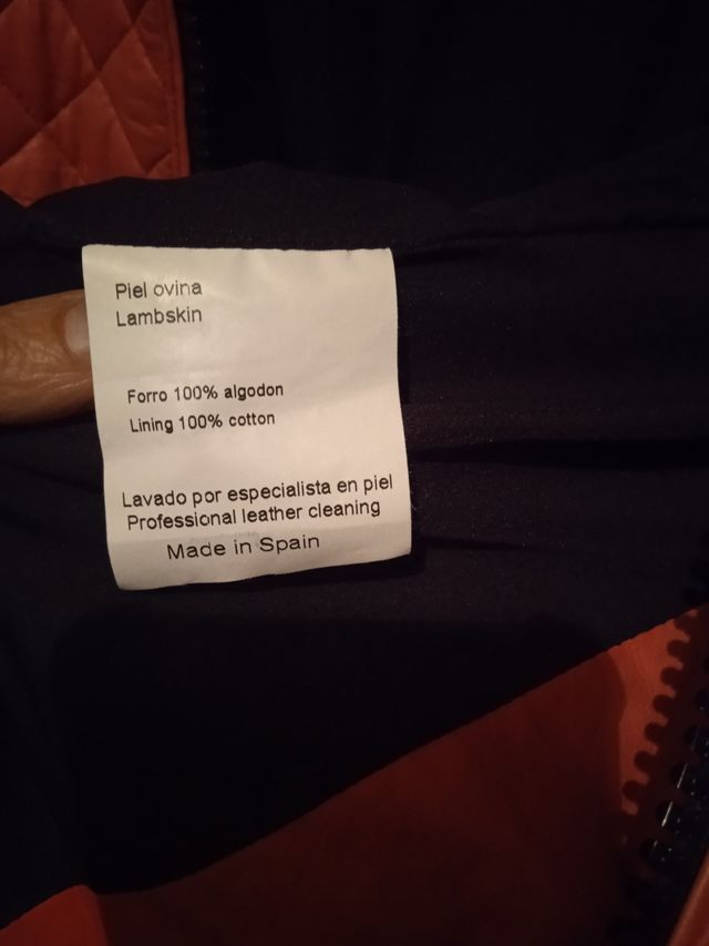 chaqueta 3/4 PIEL AUTENTICA ovina lambskin